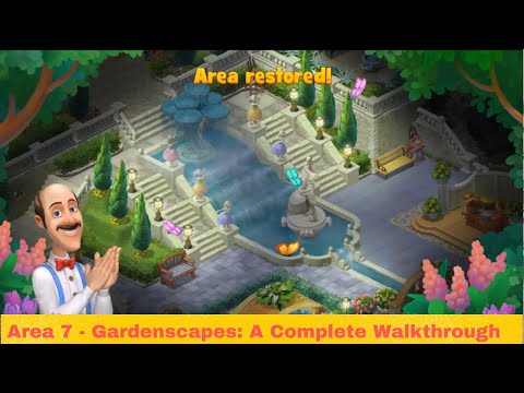 Tutorial completo del Área 7 de Gardenscapes