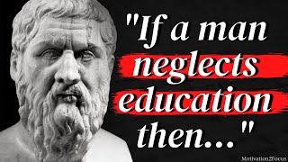 Plato's Quotes which are better known in youth to not to Regret in Old Age || Plato's Quotes