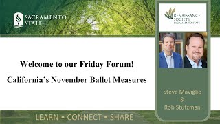 2024 Ballot Measures - Steven Maviglio, Forza Communications & Rob Stutzman, Stutzman Public Affairs