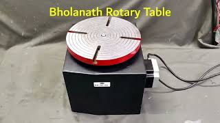 Rotary Table | BH-RT 02 | IP65 | Bholanath Rotary Table | English