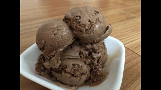 Make Chocolate ice cream with Thermomix 巧克力冰淇淋（美善品）