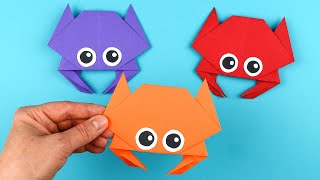How to make paper crab tutorial | Easy origami cute crab