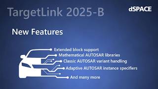 New Features of TargetLink 2025-B