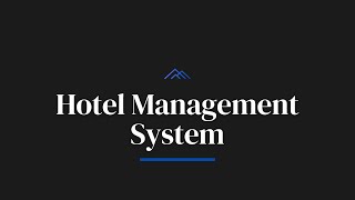 Complete Hotel Management System with Python and Django | Byte Builders