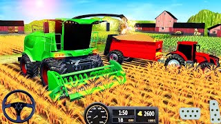 Real Tractor Driving Simulator 2021 - Grand Farming Transport Walkthrough - Android GamePlay #2