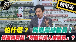 【正常發揮PiMW】民進黨總動員！保護謝長廷「別被台灣人被欺負」？怕什麼？@正常發揮PimwTalk  精華版