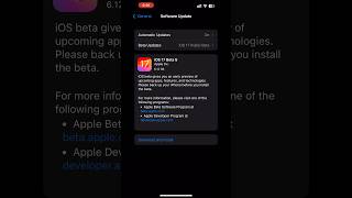 iOS 17 Beta 6 Update | apple iPhone Software Update kaise kare #iphoneupdates