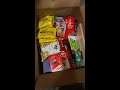 unboxing 开箱 $100 30lbs of asian food snacks from yamibuy 100美金大礼盒🎁各种螺蛳粉和零食sign up for $5 off