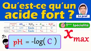 Qu'est-ce qu'un acide fort ? Comment le reconnaître ?