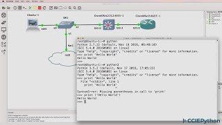 CCIEPython: Learn Python programming with David Bombal: Python 2 or Python 3?
