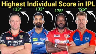 Top 10 Highest Individual Scores In IPL History
