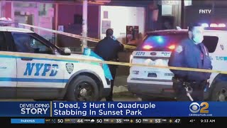 1 Dead, 3 Hurt In Quadruple Stabbing In Brooklyn