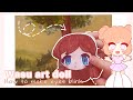 •How to make your wasu art doll eyes blink!•|| 🌸wasu art doll toturial🌸|| bunny boo!