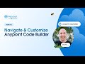 Navigate and Customize Anypoint Code Builder