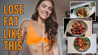WHAT I EAT IN A DAY TO LOSE FAT