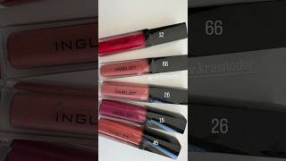 Идеальная стойкая помада #макияжлица #помады #inglot #стойкиймакияж