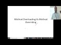 Java #10  Constructor calls , Method Overloading, Method overriding, Final and Super Keyword