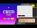 Employee Management System | JavaScript CRUD App Project (Step by Step)