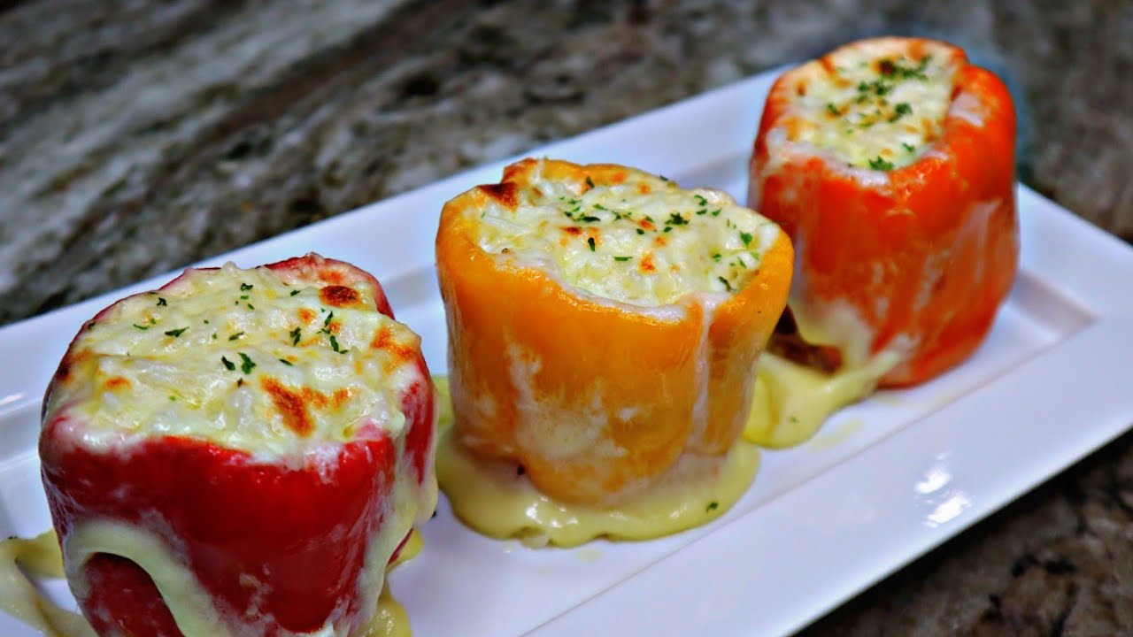 Philly Cheesesteak Stuffed Bell Pepper Recipe | How To Make Stuffed ...