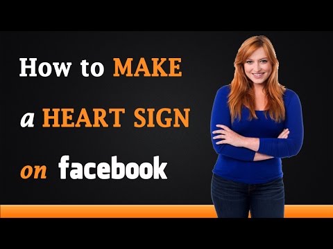 How to Make a Heart Sign on Facebook How to Make a Heart Sign on Facebook