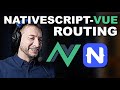 The Creator of NativeScript-Vue Shows me Routing | NativeScript-Vue Tutorial