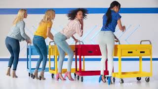 Old Navy Rockstar Jeans Commercial 2019 featuring Leah Marville with lines