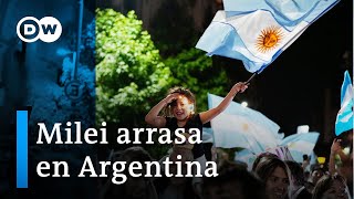 Javier Milei será presidente de Argentina y anuncia "el fin de la decadencia"