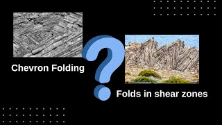 Chevron folding - Folds in shear zones