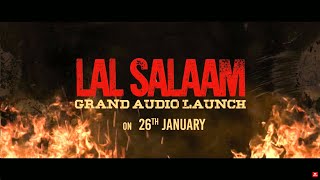 LAL SALAAM - Audio Launch Announcement | Rajinikanth | Vishnu Vishal| Vikranth| AR Rahman| Lyca
