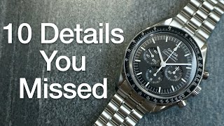 10 Things You Didn't Know About The 2021 OMEGA Speedmaster Professional Moonwatch 3861 Watch Review