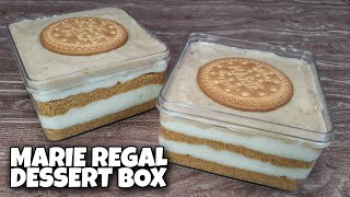 Cara Membuat Marie Regal Dessert Box Super Creamy