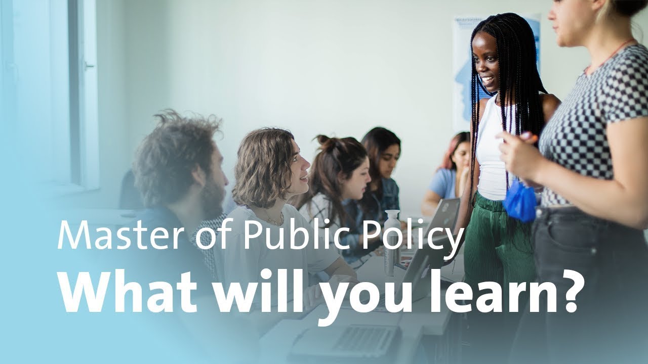 What Will You Learn? – Master Of Public Policy - YouTube