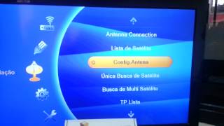 GicaBox funcionando no satelite CEU - Testando canais de filme Sky Cine