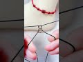 编绳 绳结，蝴蝶结穿法braided rope knot bow threading method shorts