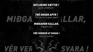 Hrafngrímr - Unravel the Lyrics - Song #2 - NIFLHEIMS AUGA