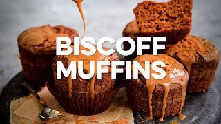 Super Easy 3 Ingredient Biscoff Muffins | Supergolden Bakes