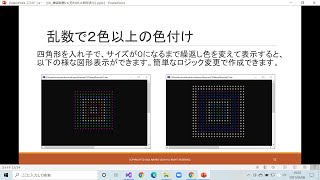 C言語基礎60《練習問題21》色付けした図形表示