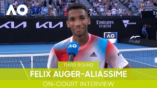 Felix Auger Aliassime On-Court Interview (3R) | Australian Open 2022