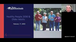 AFPHS Training February 2022 Healthy People 2030 and Older Adults