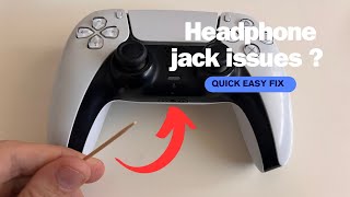 How to Fix Your PS5 Controller's Headphone Jack... With JUST a Toothpick!