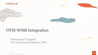 OTM-WMS integration using OIC (Oracle Integration Cloud)