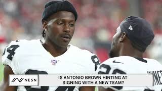 Is Antonio Brown Hinting at Signing With a New Team?