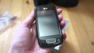 LG Optimus One P500 Unboxing \u0026 Text Review [HD]