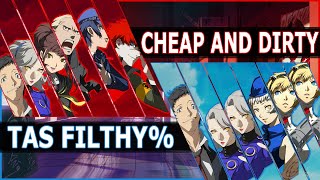 [P4PC] Persona 4 Arena Ultimax Crew Battle Team Cheap and Dirty VS. Team TAS Filthy%