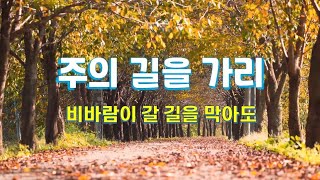 주의 길을 가리(비바람이 갈 길을 막아도)/허샤론선교사/찬양선교