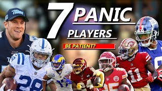 7 FANTASY PLAYERS YOURE PANICKING ABOUT AND WHAT TO DO! | FANTASY  FOOOTBALL | NFL WEEK 3