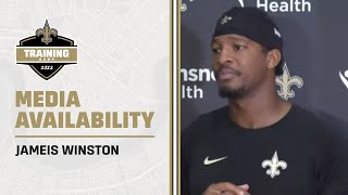 Jameis Winston on Injury Status | Saints Training Camp 2022