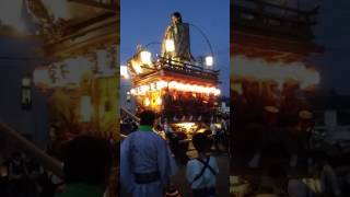 佐原の大祭 2016年10月9日 西関戸 のの字廻し