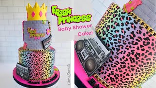 THE FRESH PRINCESS CAKE! | Baby Shower Cake Ideas | 80s 90s Cake | ChynaBsweets