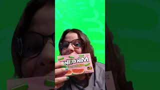 Mike and Ike sour watermelon candy Review 🍉 #shorts